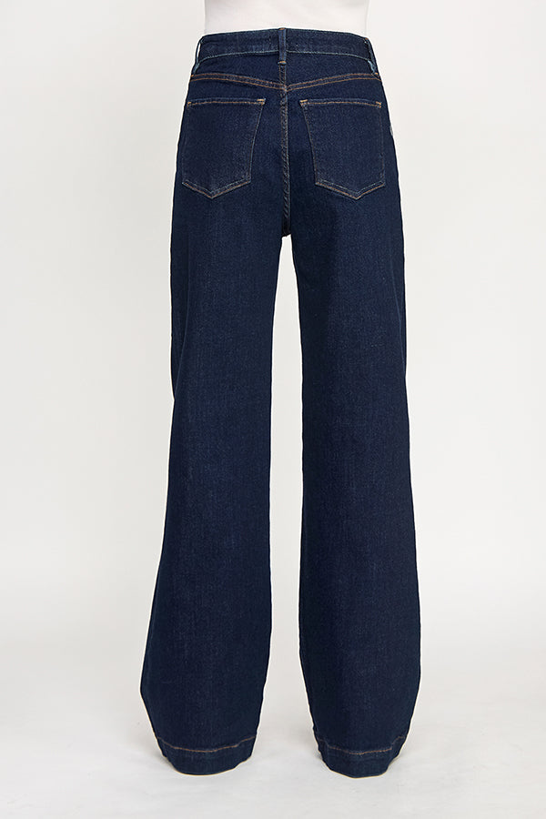 HIGH RISE WIDE LEG JEANS (P-SP-P118)